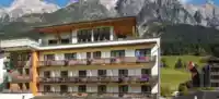 Summer outside view, including the view of the one of a kind mountainside © Hotel Bacher