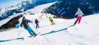 Joyful skiing in Saalbach Hinterglemm © Saalfelden Leogang Touristik GmbH
