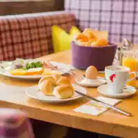 Delectable breakfast at Bacher's, a perfect start to your day © Hotel Bacher