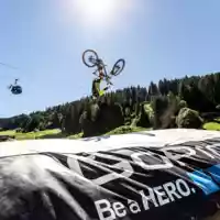 Unbelievable tricks with a somewhat padded fall © Saalfelden Leogang Touristik GmbH